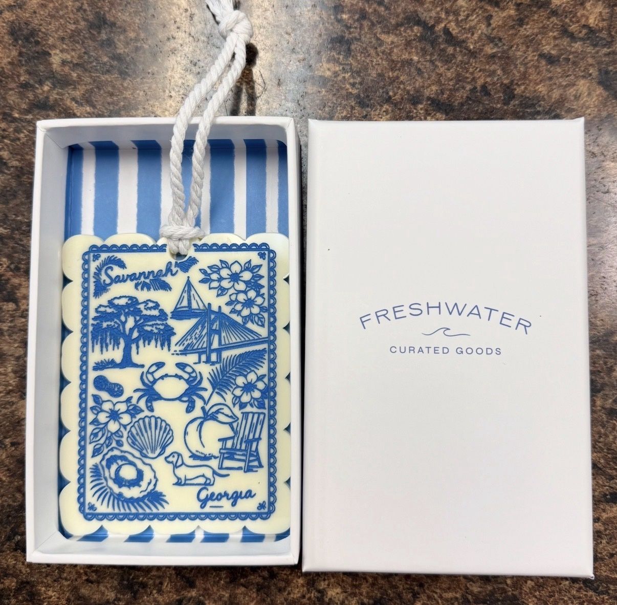 Custom Savannah Acrylic Ornament