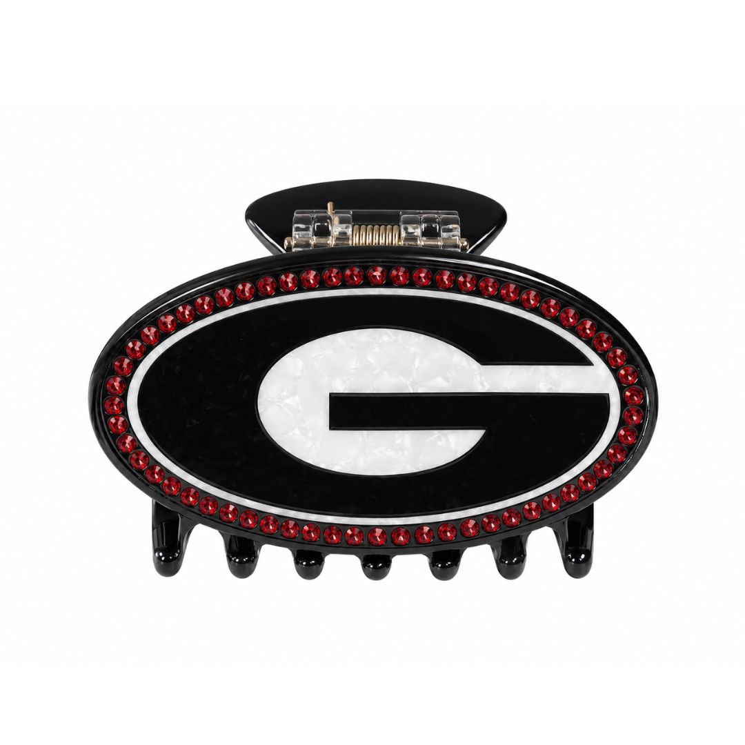 Posey Lane UGA Rhinestone Hair Claw