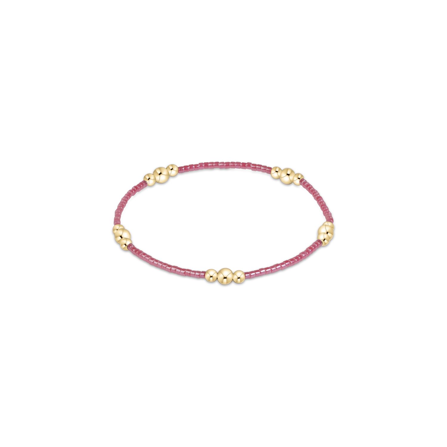 Hope Purpose Gold Bracelet - Pink Champagne