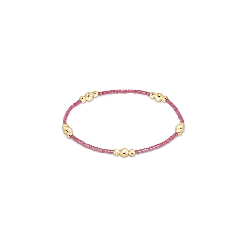 Hope Purpose Gold Bracelet - Pink Champagne