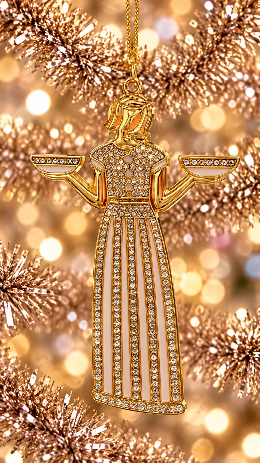 Savannah Bird Girl Ornament