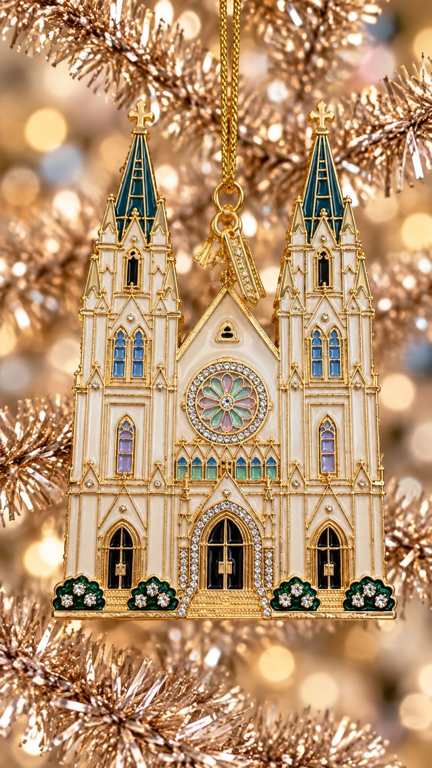 Savannah Catherdral of St. John the Baptist Ornament
