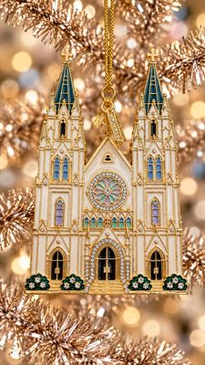 Savannah Catherdral of St. John the Baptist Ornament