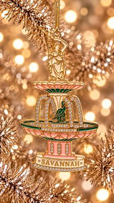 Savannah Forsyth Park Fountain Ornament