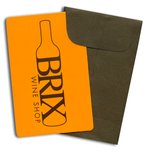 BRIX Wine Shop Gift Card