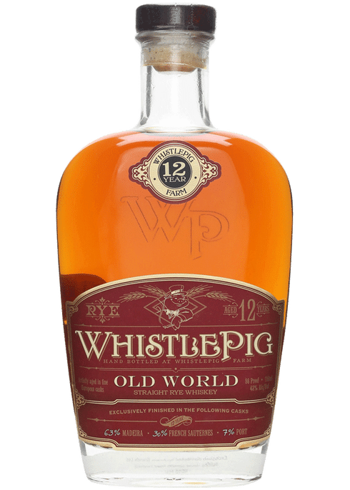 Whistle Pig 12 Year Old World Rye Whiskey