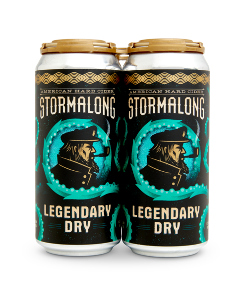 Stormalong Legendary Dry Hard Cider 4pk 16oz Cans