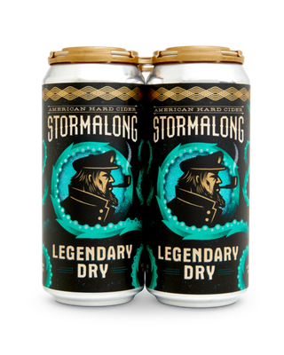Stormalong Legendary Dry Hard Cider 4pk 16oz Cans