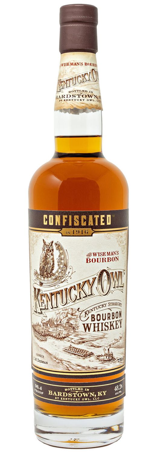 Kentucky Owl Bourbon Confiscated &quot;Wiseman&#39;s Bourbon&quot;