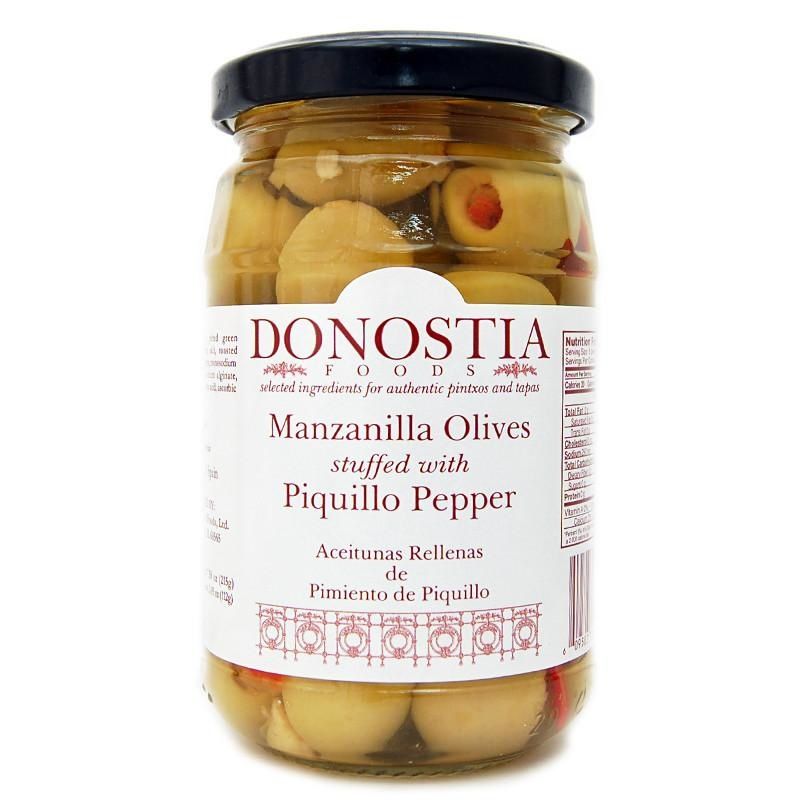 Donostia Manzanilla Olives Stuffed with Piquillo Pepper