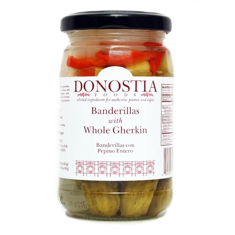 Donostia Banderillas with Whole Gherkin 7oz