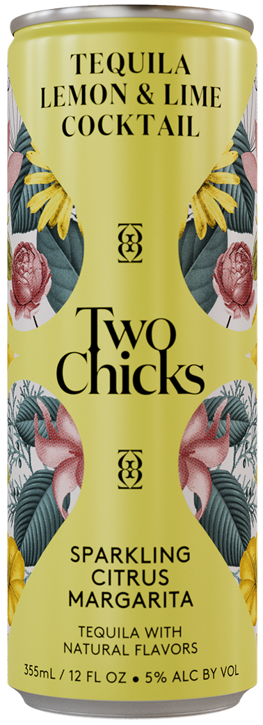 Two Chicks Citrus Margarita Sparkling Cocktail Can