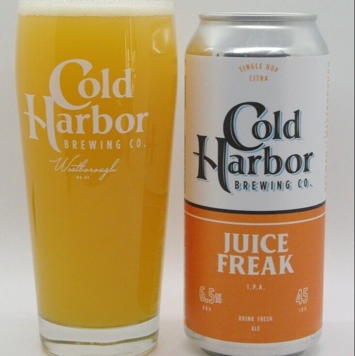 Cold Harbor Brewing Juice Freak IPA 4pk 16oz Cans