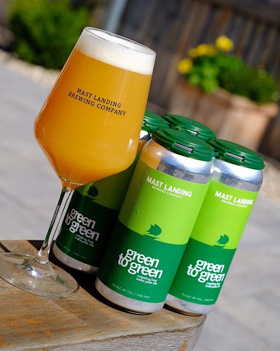 Mast Landing Green to Green Rotating Hop IPA 16oz 4pk Cans