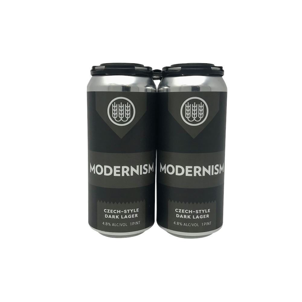 Schilling Beer Co. Modernism Czech Dark Lager 16oz 4pk Cans