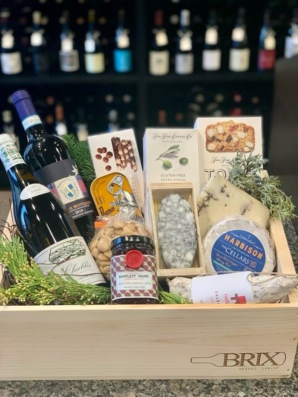 BRIX Wine and Cheese Gift Basket
