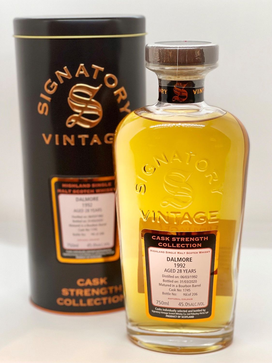 Signatory Dalmore 1992 Cask Strength Aged 28 Yrs