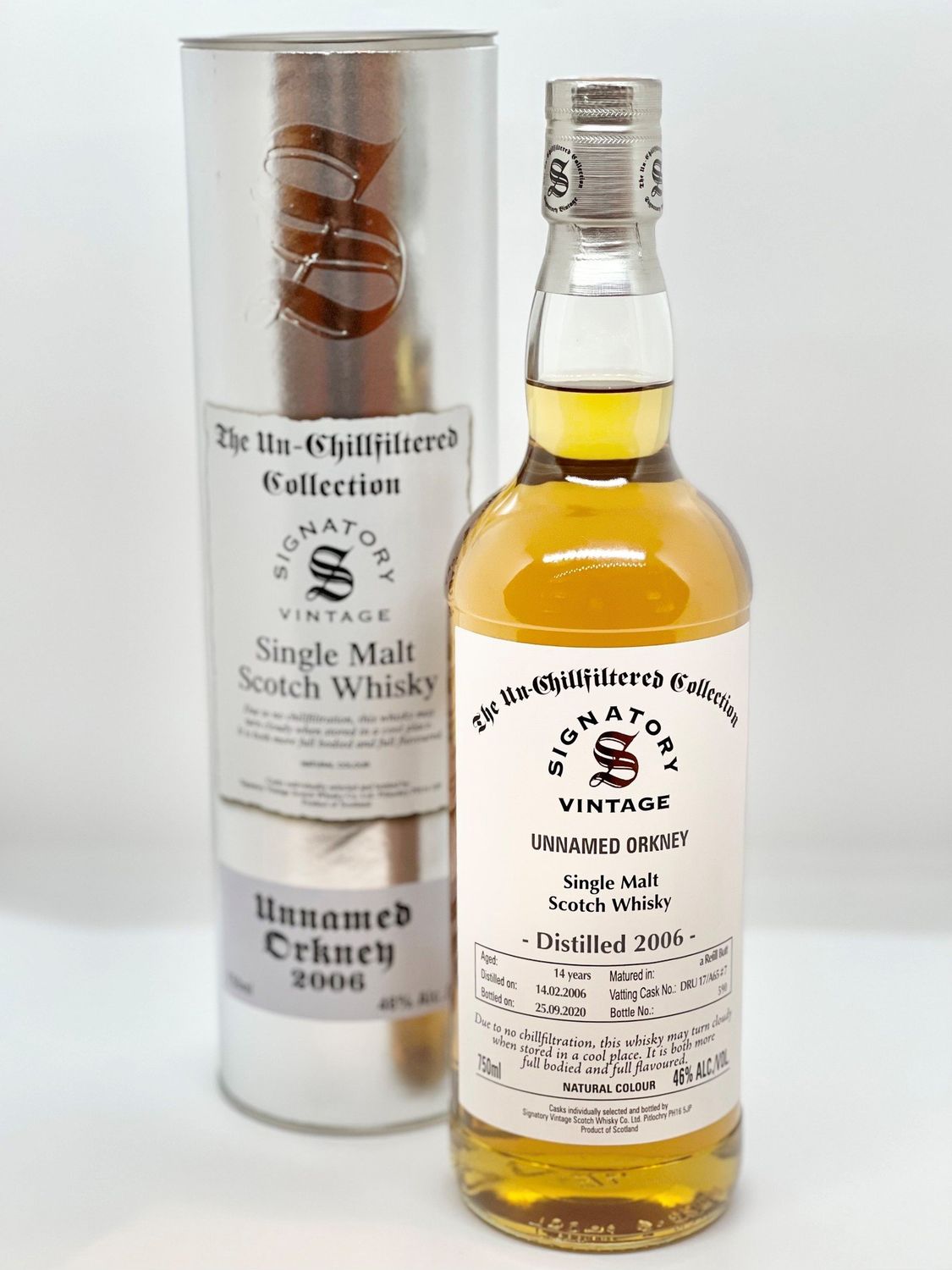 Signatory Unnamed Orkney 2006 Un-Chillfiltered Aged 14 Yrs
