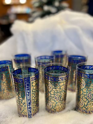 Georges Briard Highball &quot;Sari&quot; Pattern (Set of 8)