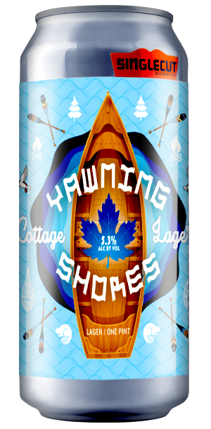 SingleCut Yawning Shores Cottage Lager 16oz 4pk Cans