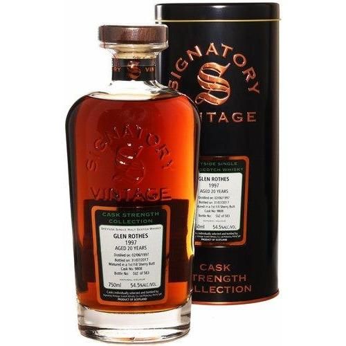 Signatory Glen Rothes 1997 Cask Strength Collection Aged 20 Years