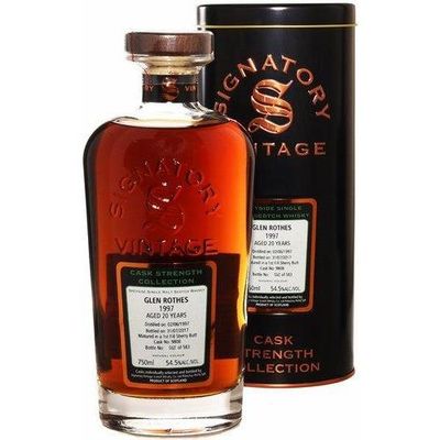 Signatory Glen Rothes 1997 Cask Strength Collection Aged 20 Years