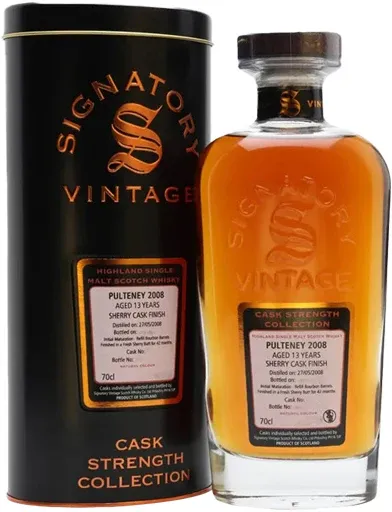 Signatory Pulteney 2008 Cask Strength Sherry Cask Aged 13 Yrs