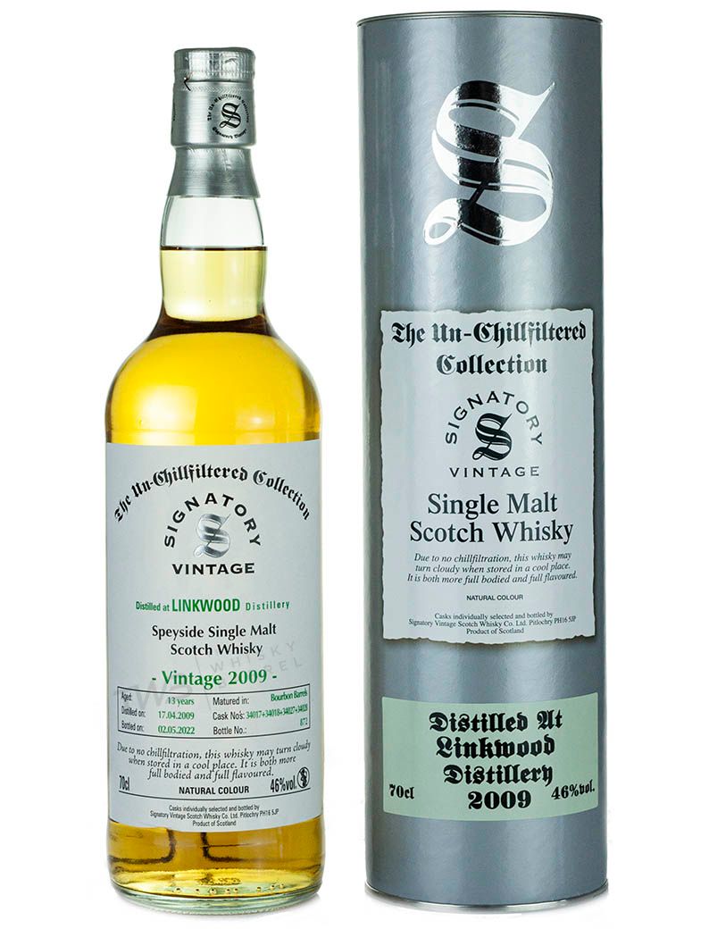 Signatory Linkwood 2009 Un-chill Filtered Aged 12 Yrs