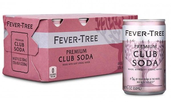 Fever Tree Club Soda 8pk CANS