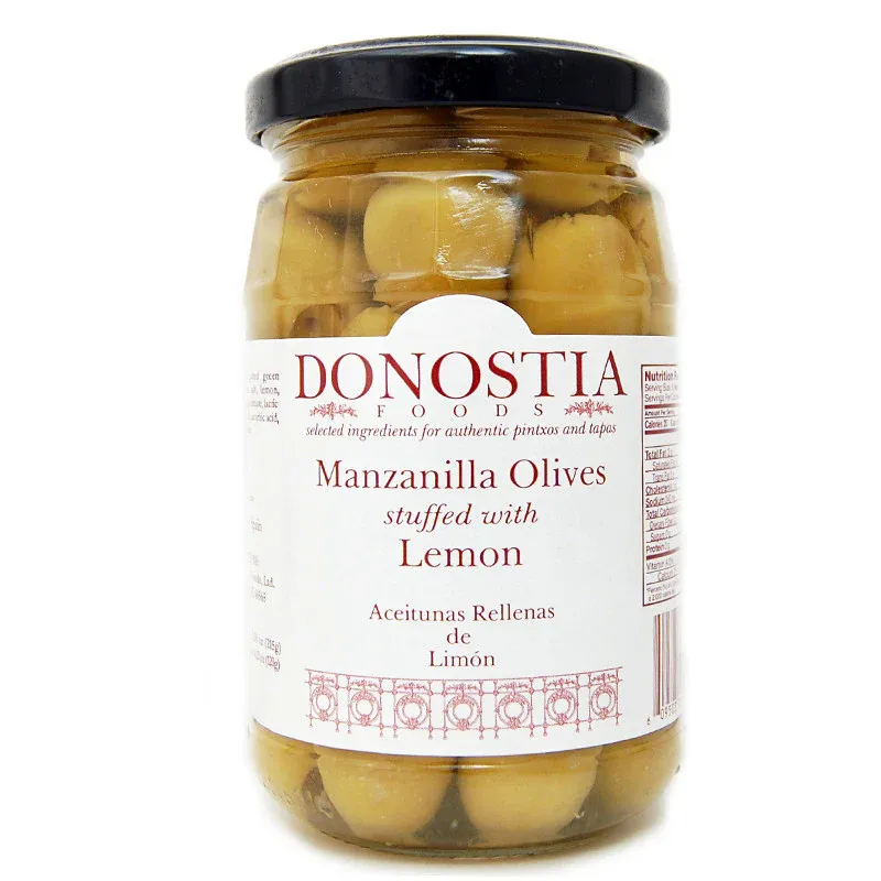 Donostia Manzanilla Olives Stuffed with Lemon