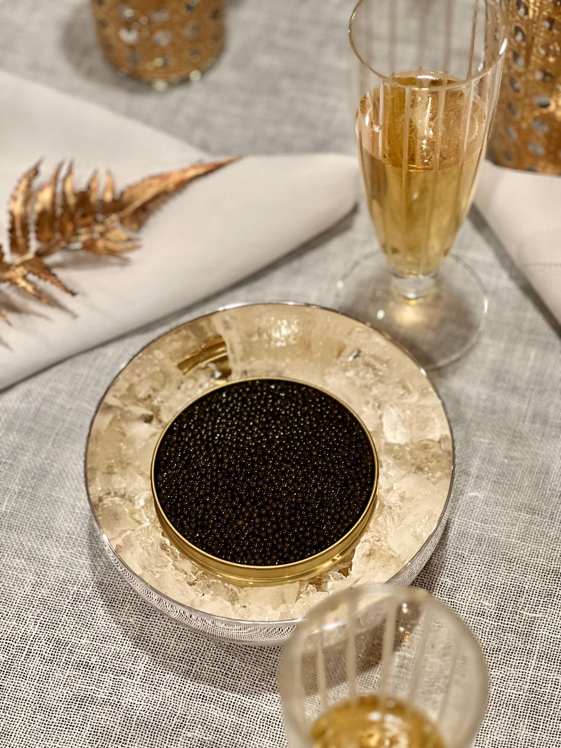 Champagne and Caviar—An Evening of Luxury