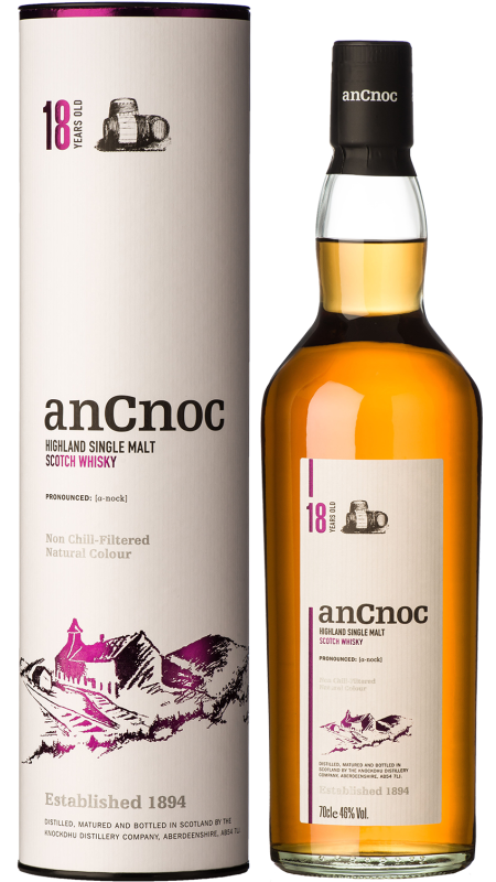 anCnoc 18 Year Old Scotch