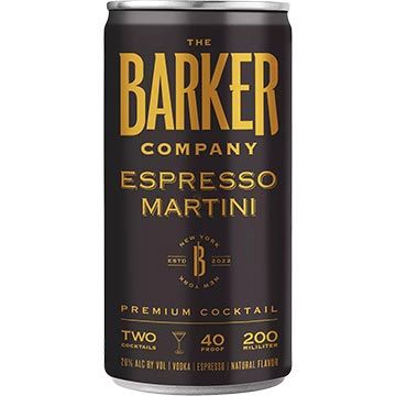The Barker Company Espresso Martini 200ml Can