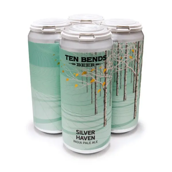 Ten Bends Silver Haven IPA 16oz 4pk Cans