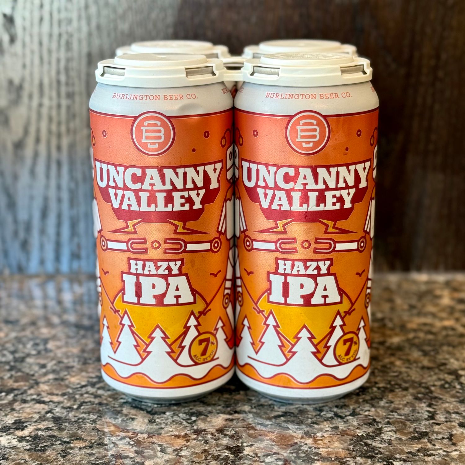 Burlington Beer Uncanny Valley NEIPA 4pk 16oz Cans