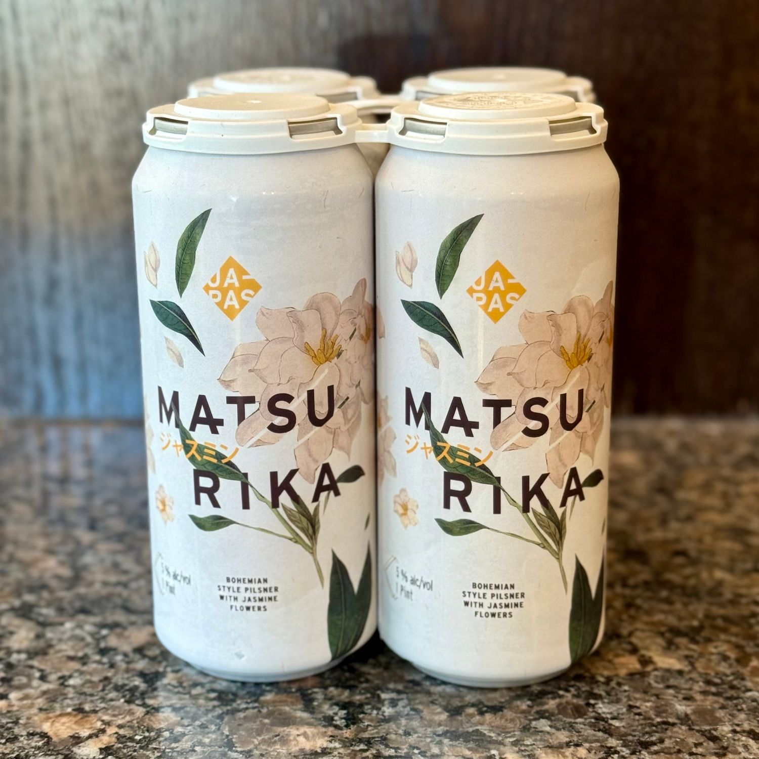 Japas Matsurika Jasmine Pilsner 4pk 16oz cans