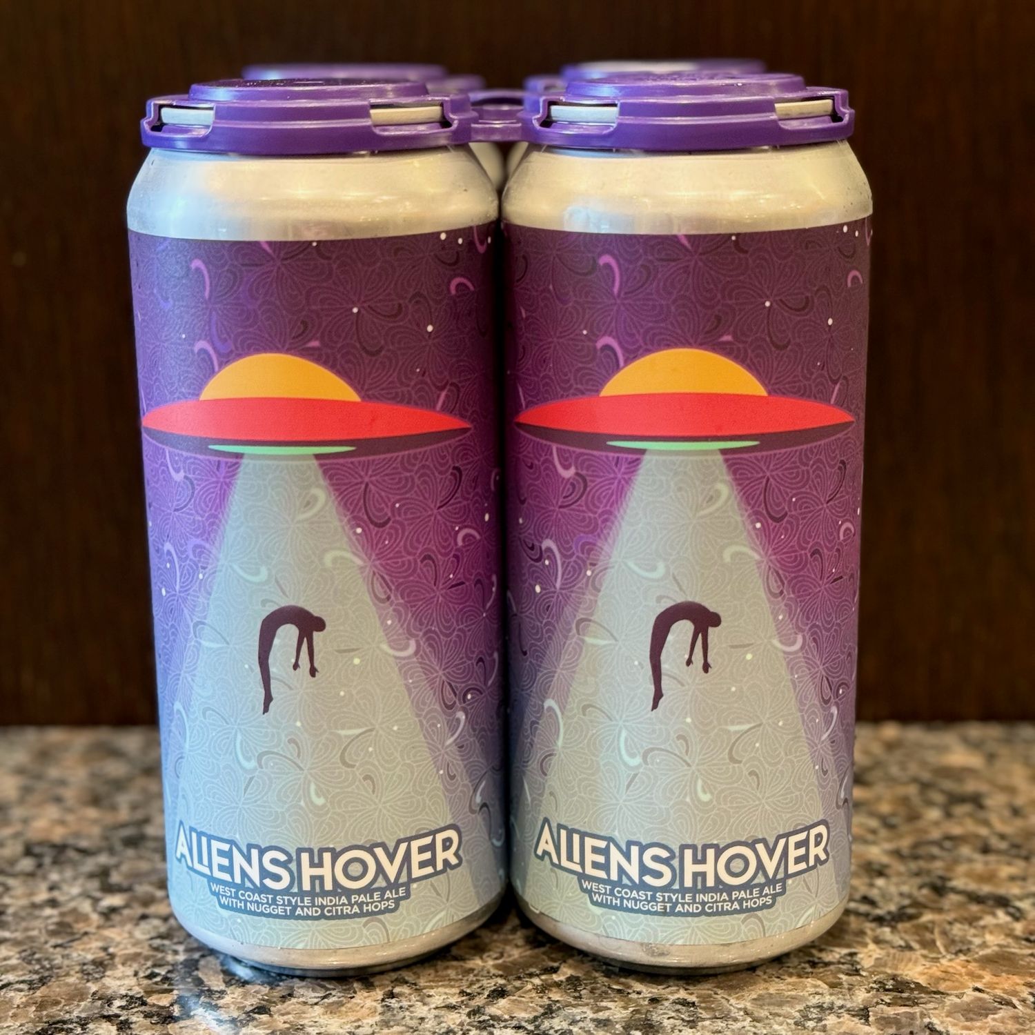 Aurora Brewing Co. Aliens Hover West Coast IPA 16oz 4pk Cans