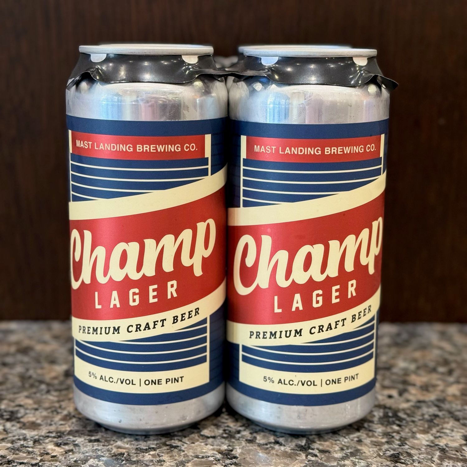 Mast Landing Champ Lager 4pk 16oz Cans