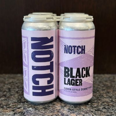 Notch Brewing Cerne Pivo Black Lager 16oz 4pk Cans