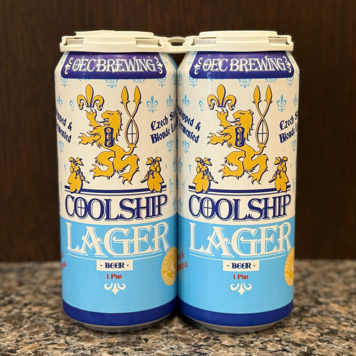 OEC Brewery Coolship Lager 16oz 4pk Cans