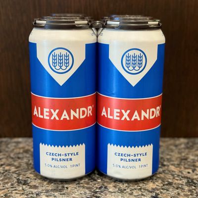 Schilling Beer Co. Alexandr Czech Pilsner 4pk 16oz Cans