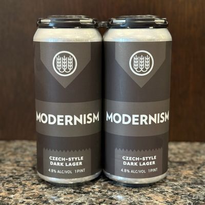 Schilling Beer Co. Modernism Czech Dark Lager 16oz 4pk Cans