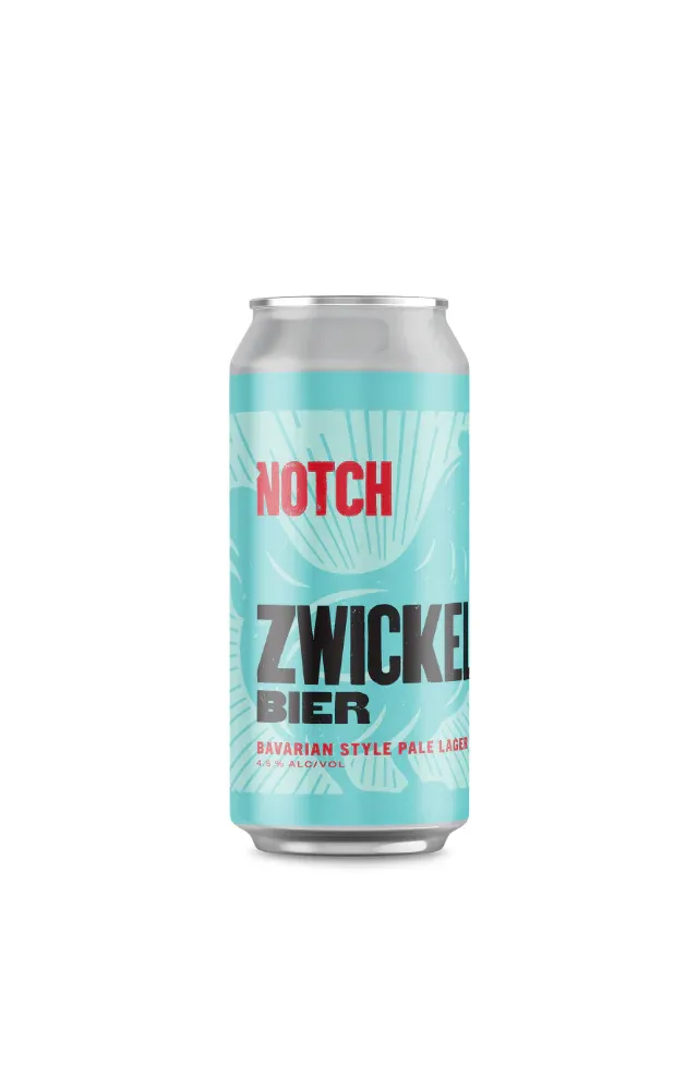 Notch Brewing Zwickel Bier Lager 16oz 4pk Cans