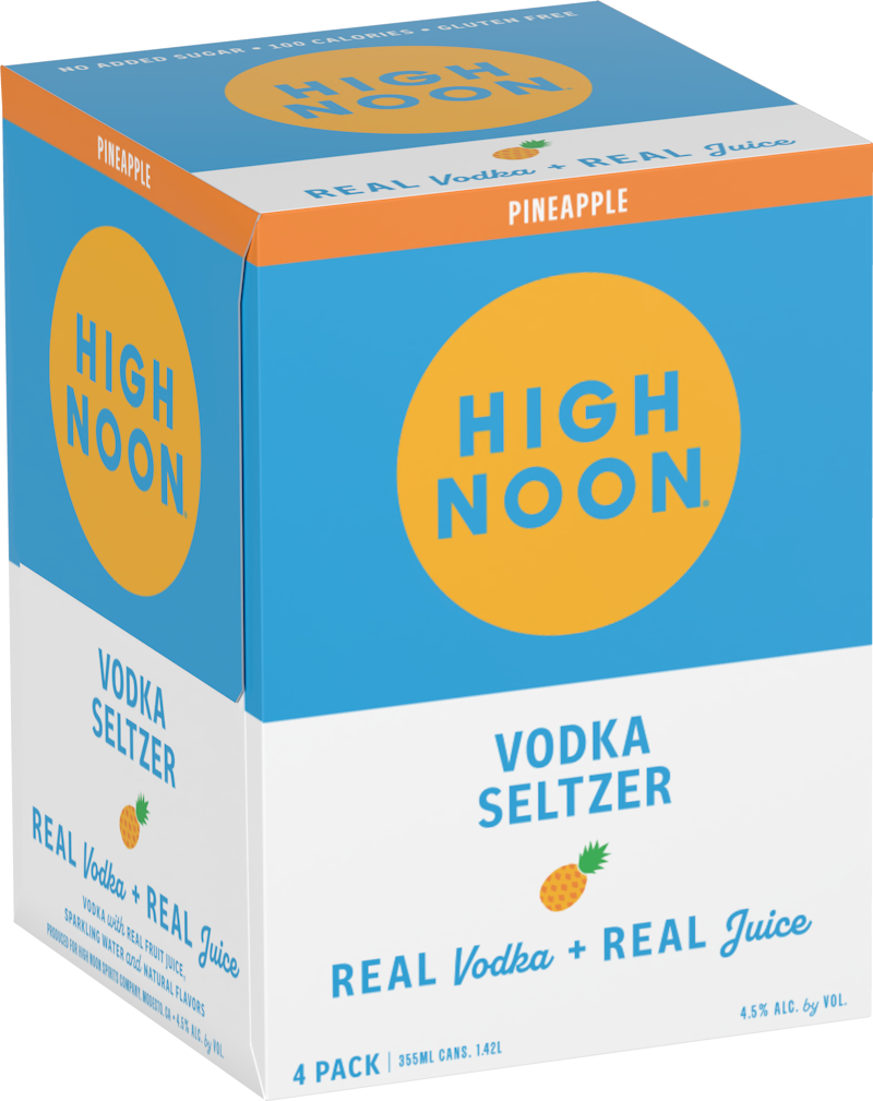 High Noon Pineapple 4-Pack