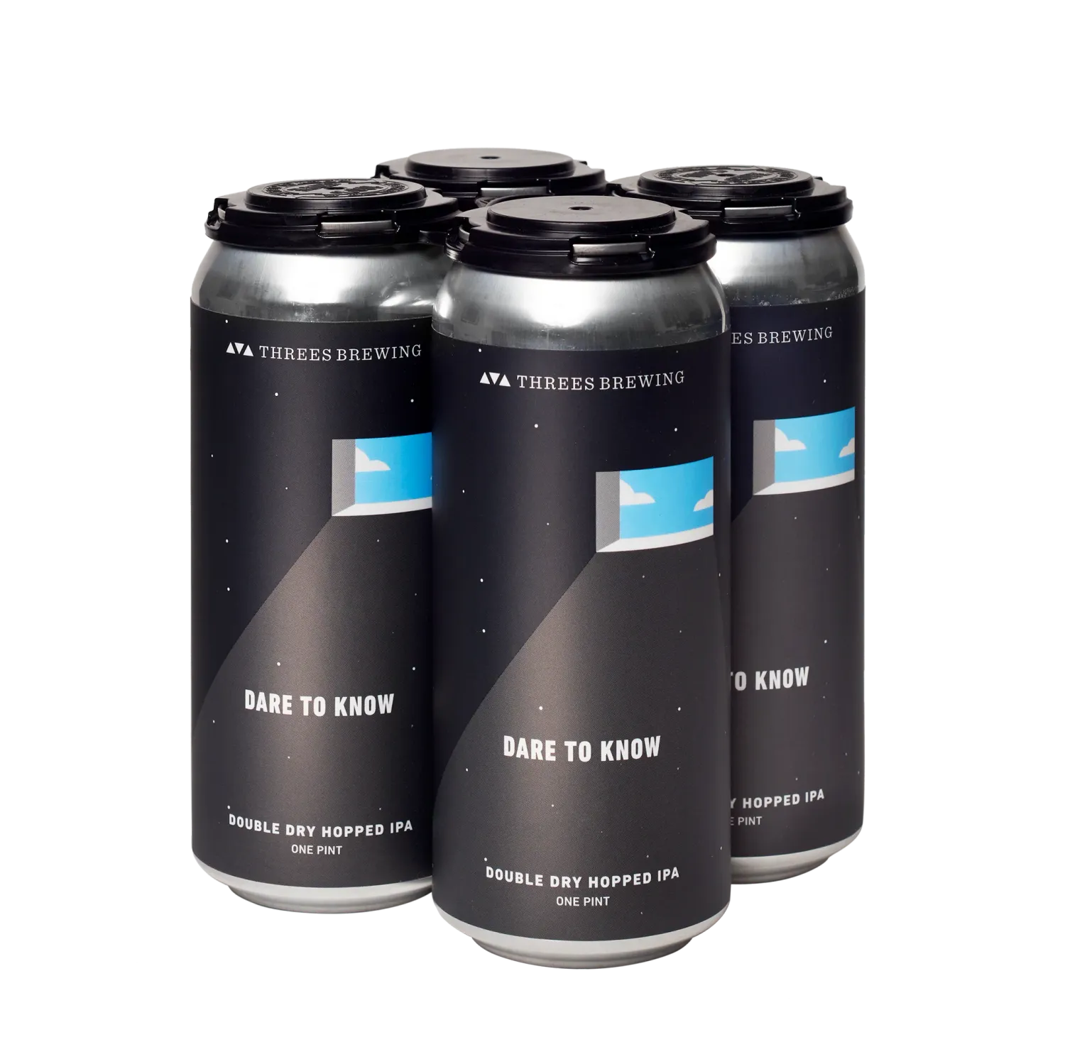 Threes Brewing Dare to Know NEIPA 16oz 4pk Cans