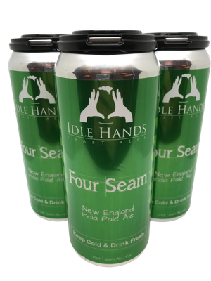 Idle Hands Four Seam NEIPA 4pk 16oz Cans