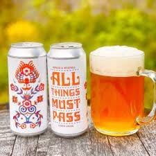 Bunker Brewing All Things Must Pass Czech Lager 16oz 4pk Cans