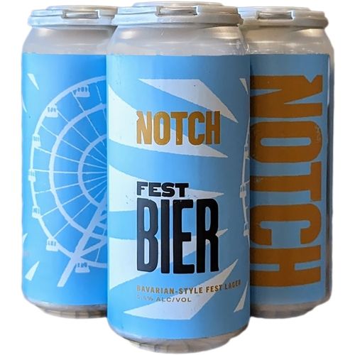 Notch Brewing Festbier 16oz 4pk Cans