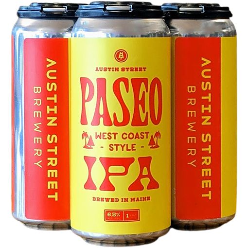 Austin Street Paseo West Coast IPA 16oz 4pk Cans