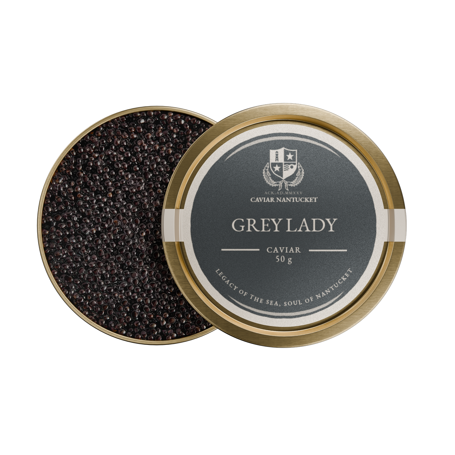 Caviar Nantucket Grey Lady Siberian